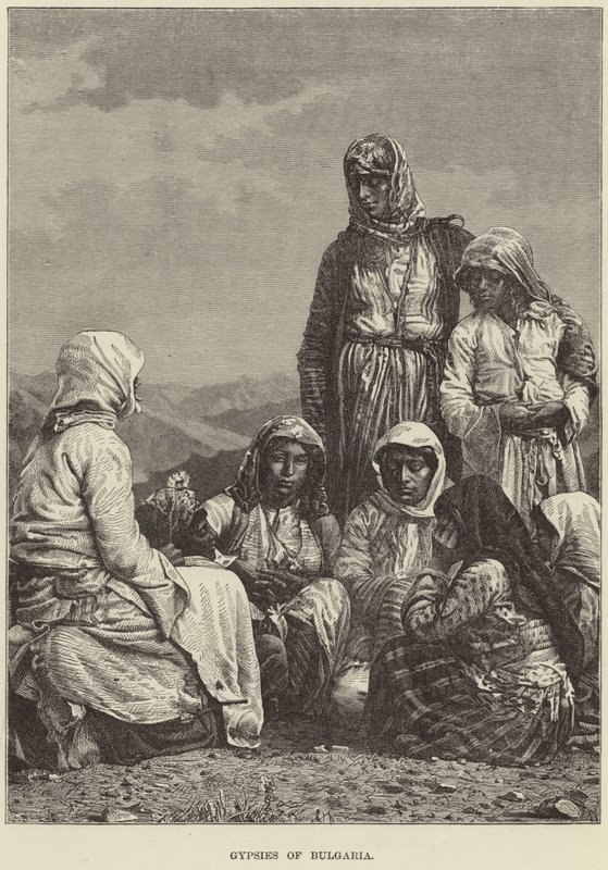 Gypsies of Bulgaria by English School