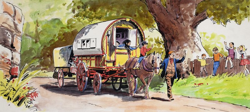 Gypsy Caravan by English School