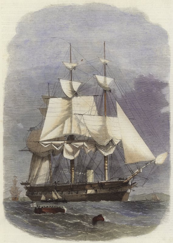 HM Steam Corvette Racoon by English School