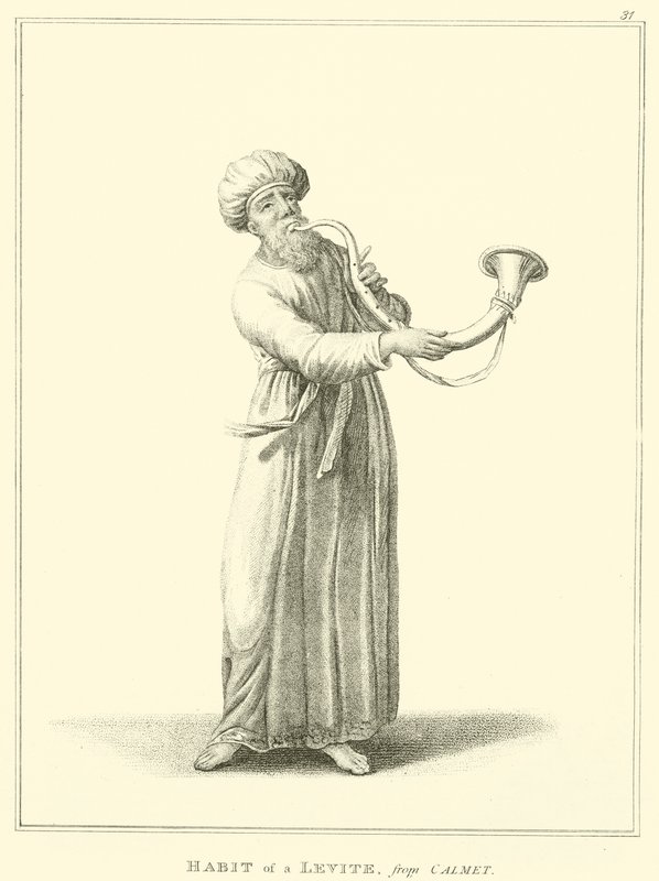 Habit of a Levite, from Calmet by English School