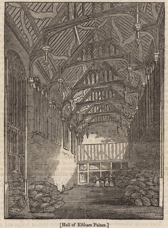 Hall of Eltham Palace, Kent by English School