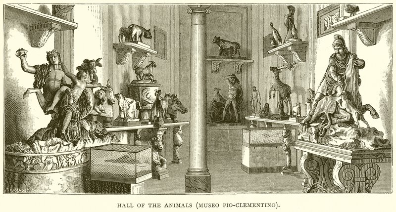 Hall of the Animals by English School