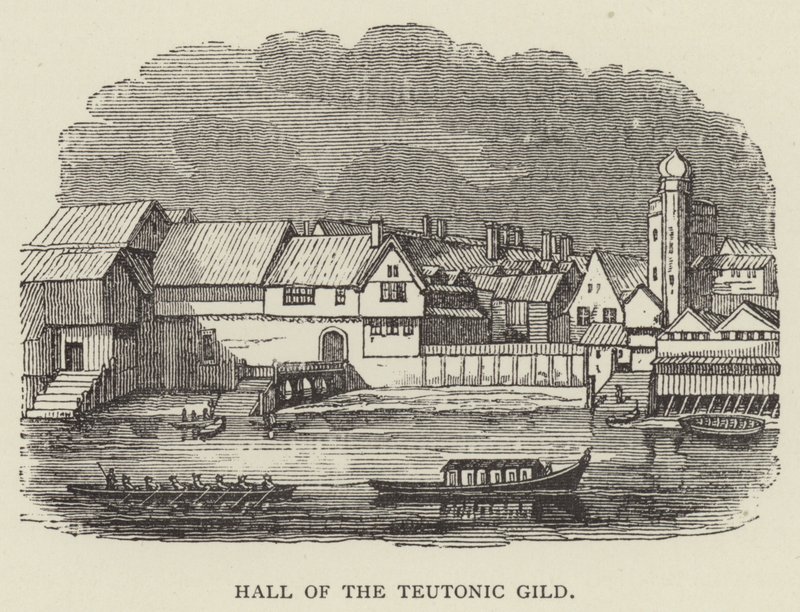 Hall of the Teutonic Gild by English School