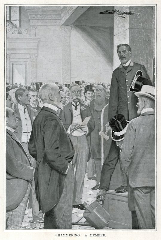 "Hammering" a Member by English School