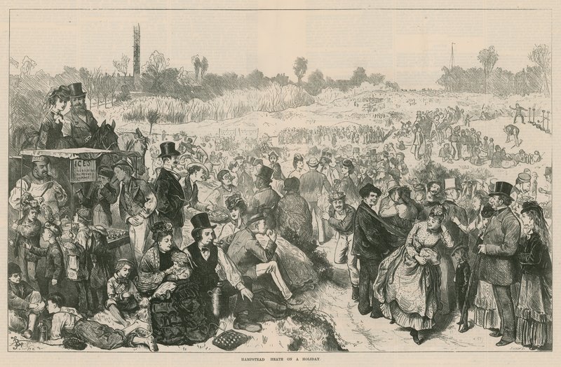 Hampstead Heath on a Holiday by English School