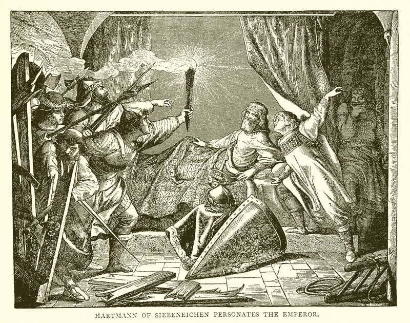 Hartmann of Siebeneichen Personates the Emperor by English School