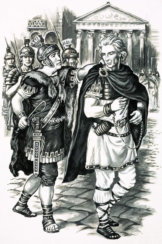 He Broke the Might of Rome by English School