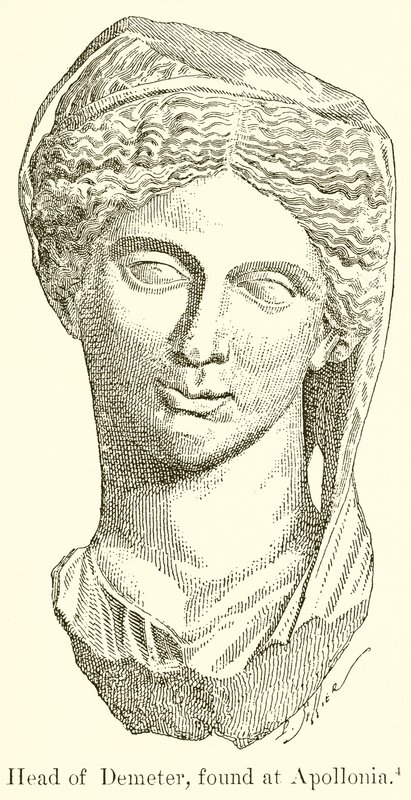 Head of Demeter, found at Apollonia by English School