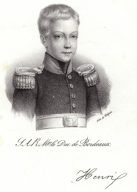 Henri of Artois by English School