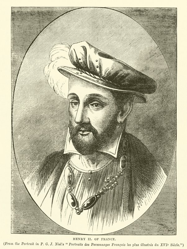 Henry II of France by English School