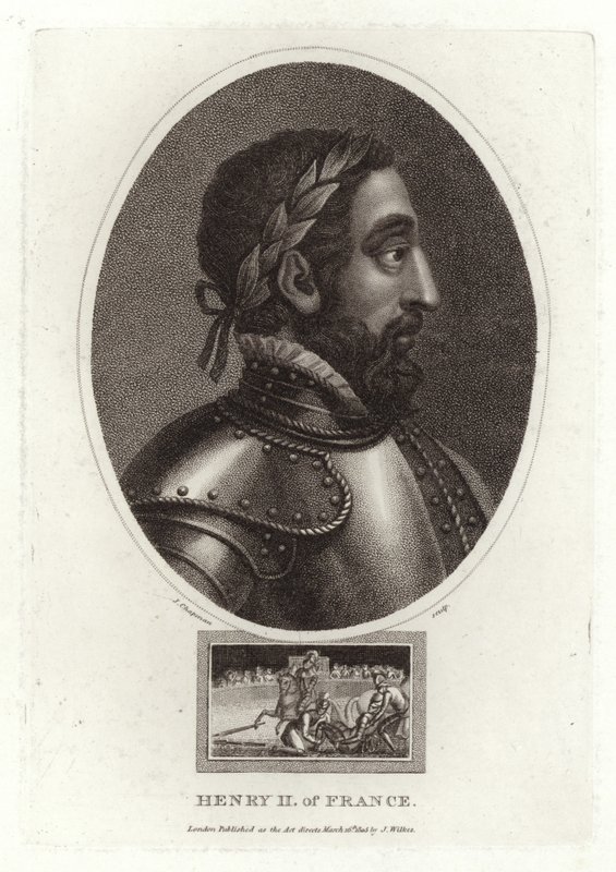 Henry II of France by English School