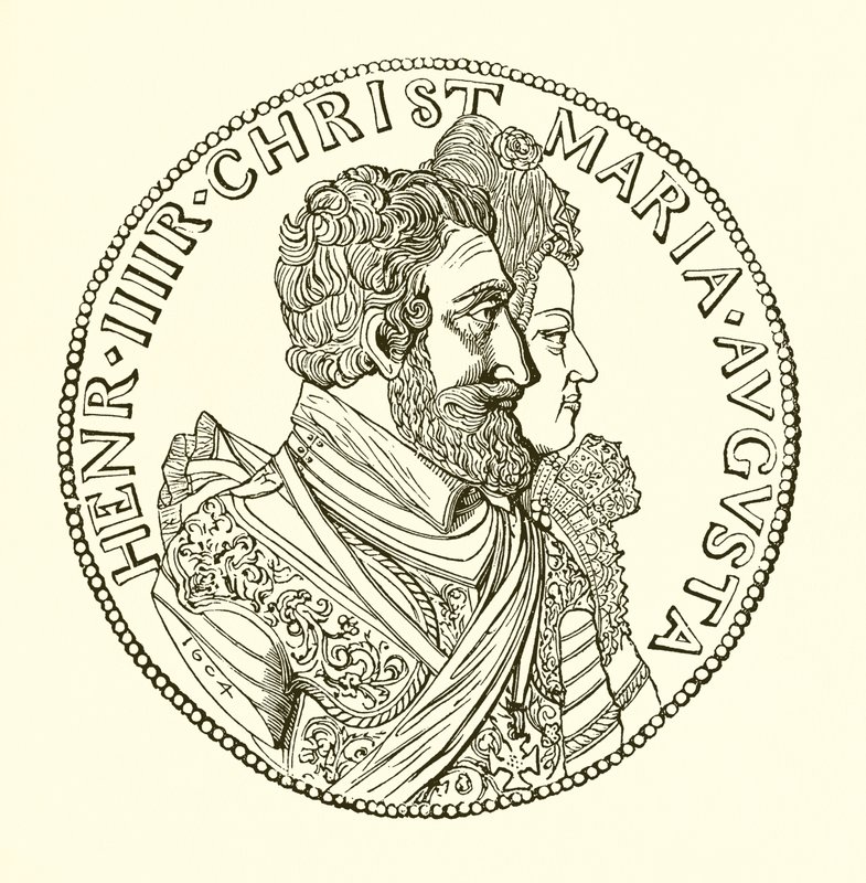 Henry IV of France by English School
