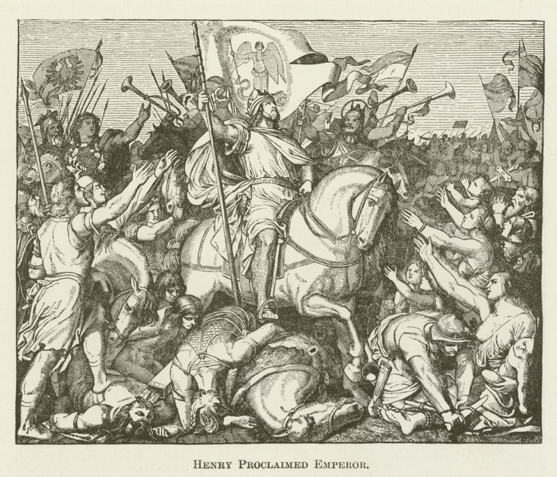 Henry Proclaimed Emperor by English School