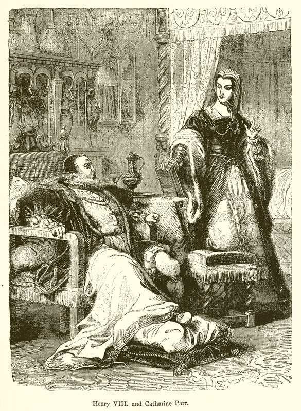 Henry VIII and Catherine Parr by English School