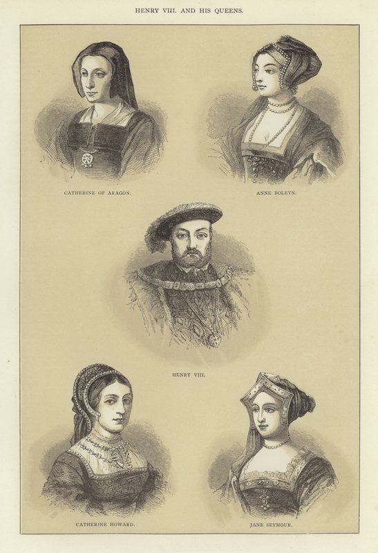 Henry VIII and his Queens by English School