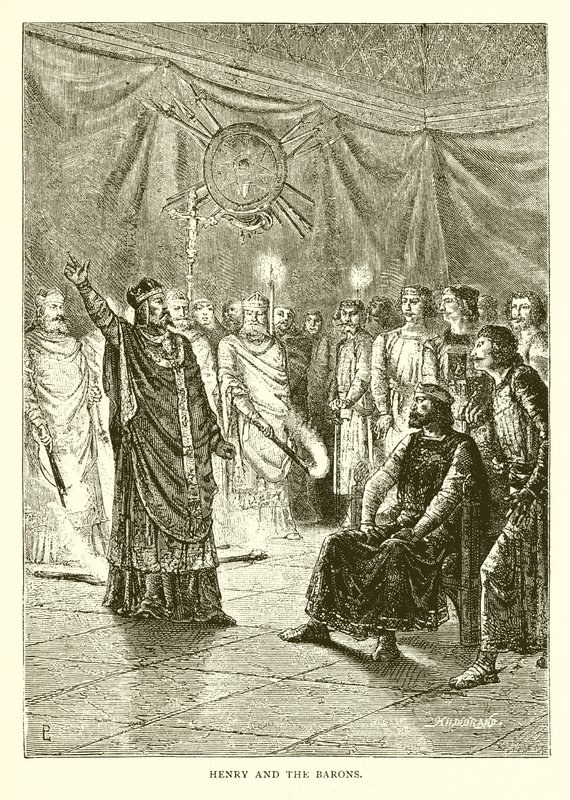 Henry and the Barons by English School