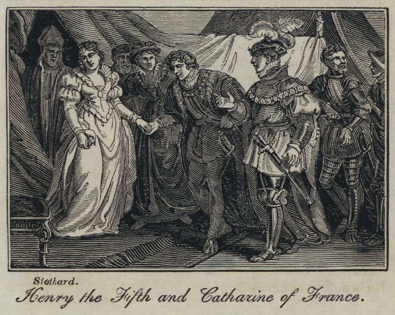 Henry the Fifth and Catherine of France by English School