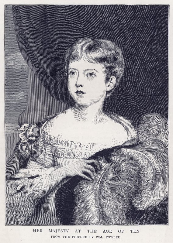 Her Majesty at the Age of Ten by English School