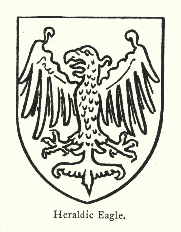 Heraldic Eagle by English School