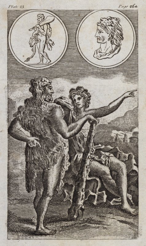 Hercules (engraving) by English School