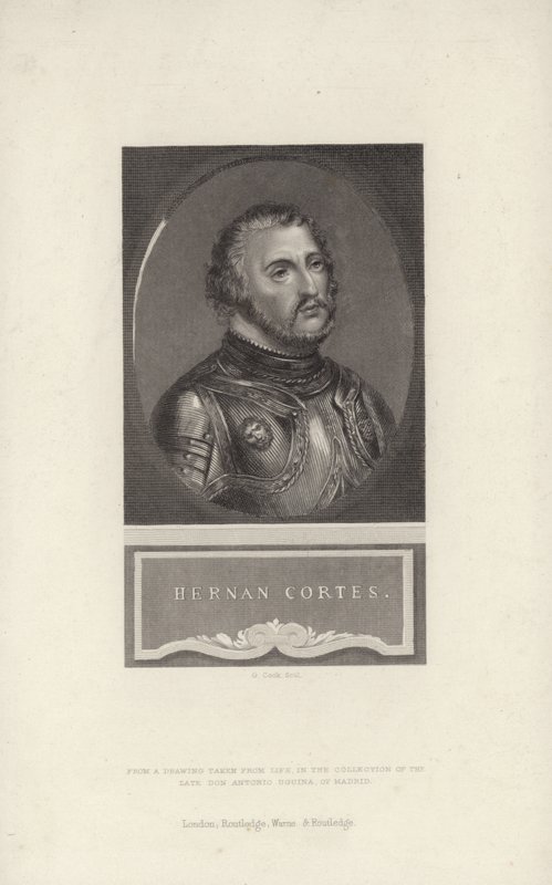 Hernan Cortez by English School