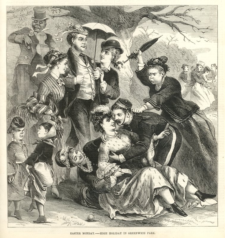 High Holiday in Greenwich Park by English School
