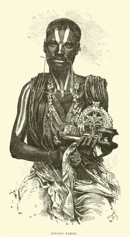 Hindoo Fakir by English School