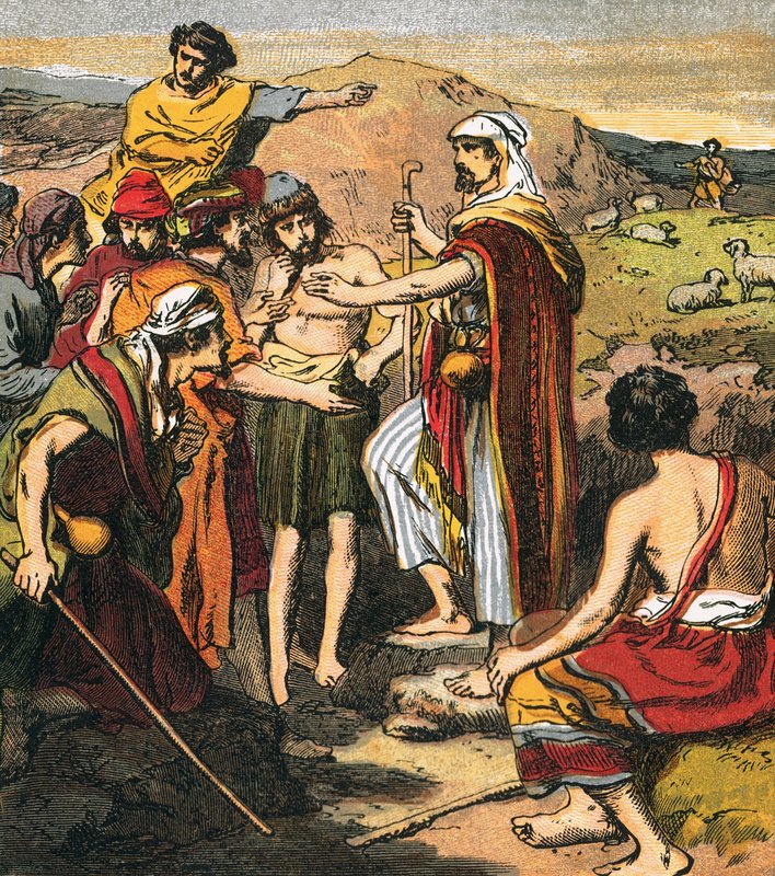 History of Joseph by English School