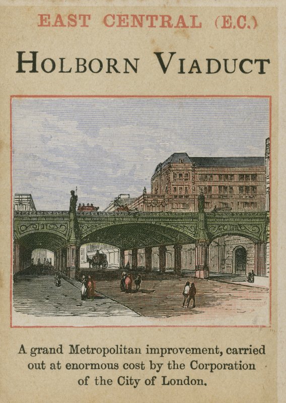 Holborn Viaduct by English School