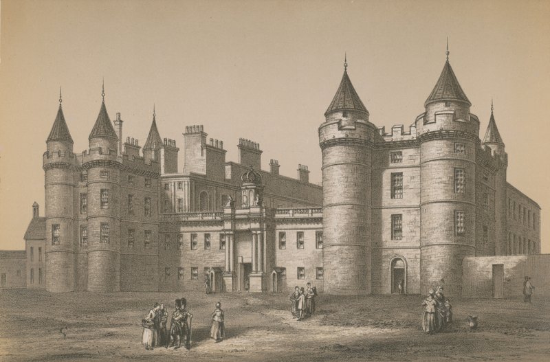 Holyrood Palace by English School