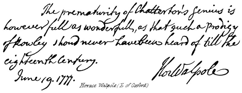 Horace Walpole by English School