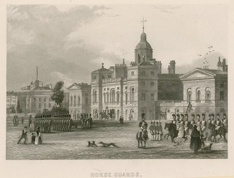 Horse Guards by English School