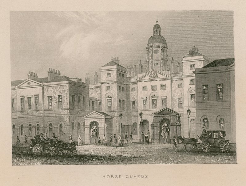 Horse Guards by English School