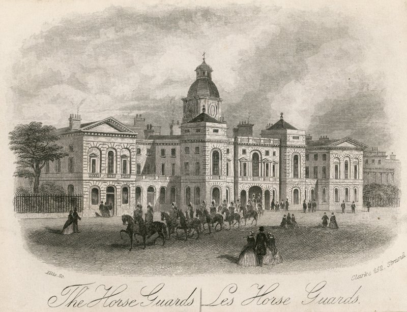 Horse Guards by English School