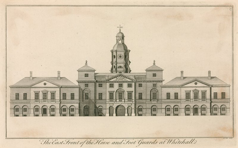 Horse Guards by English School