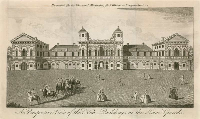 Horse Guards by English School
