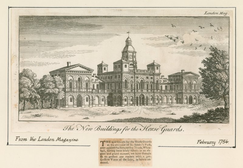 Horse Guards by English School