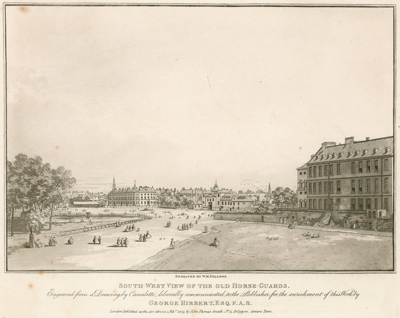 Horse Guards by English School