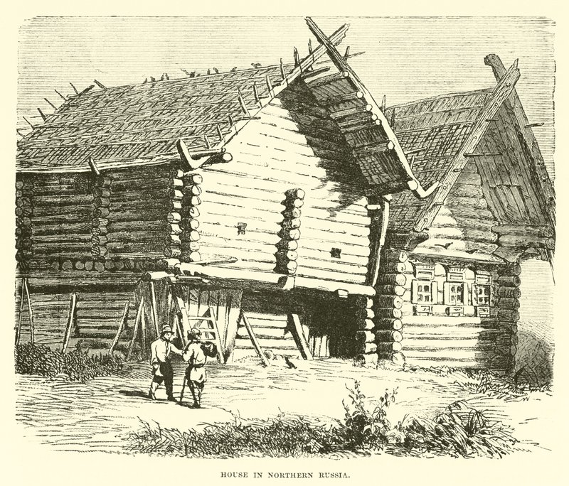 House in Northern Russia by English School