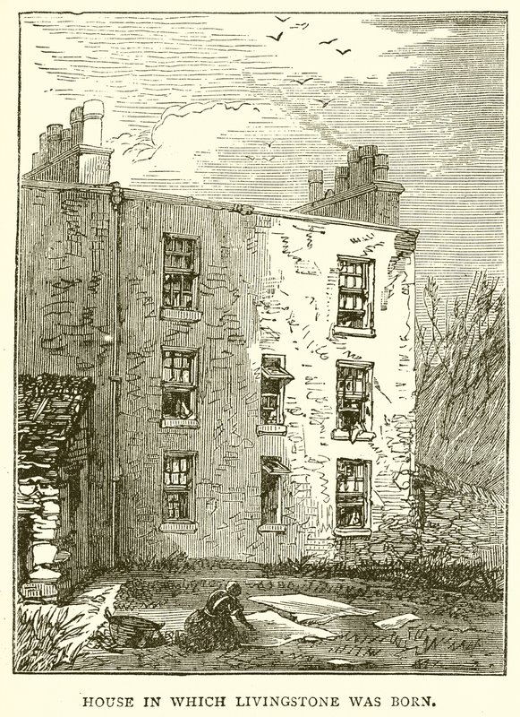 House in which Livingstone was Born by English School