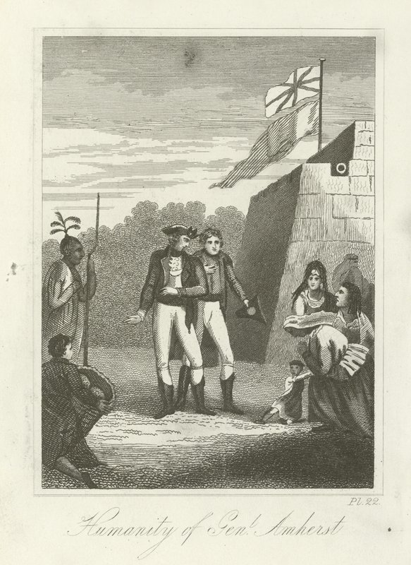 Humanity of General Amherst by English School