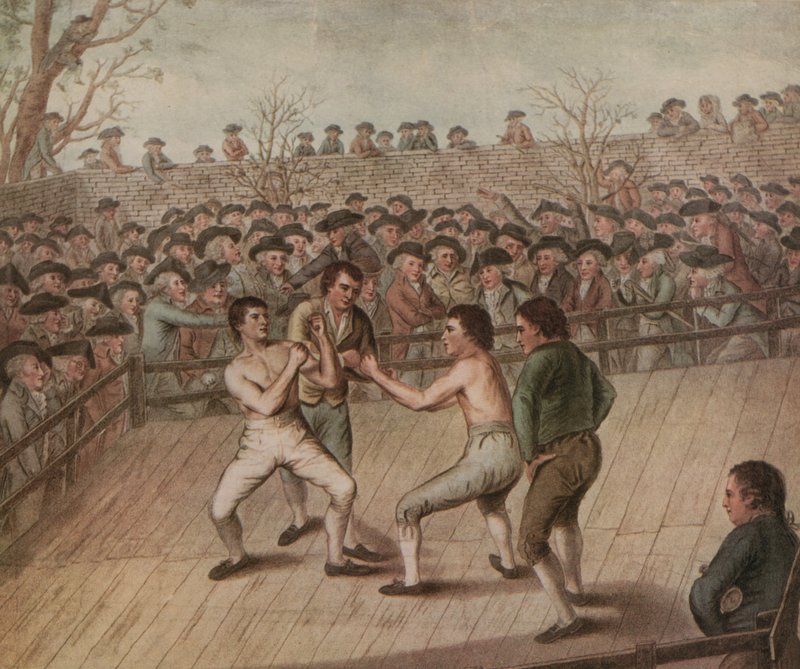 Humphreys and Mendoza Fight at Odiham by English School