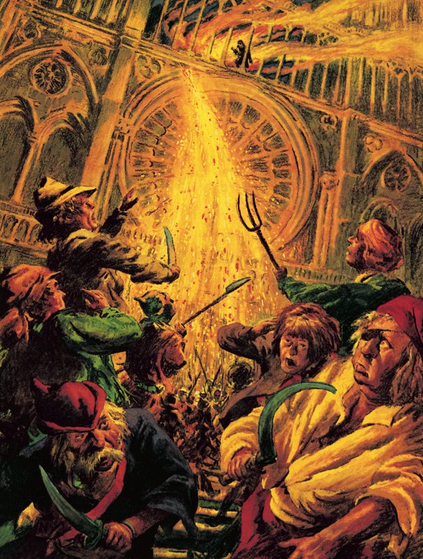 Hunchback of Notre Dame by English School