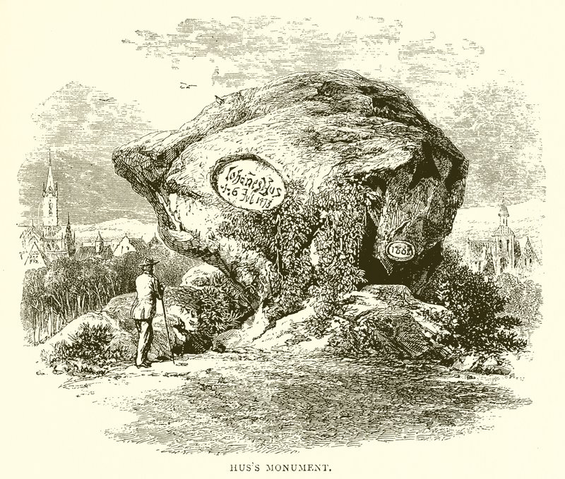 Huss Monument by English School