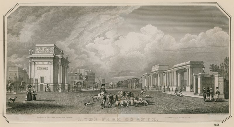 Hyde Park Corner by English School