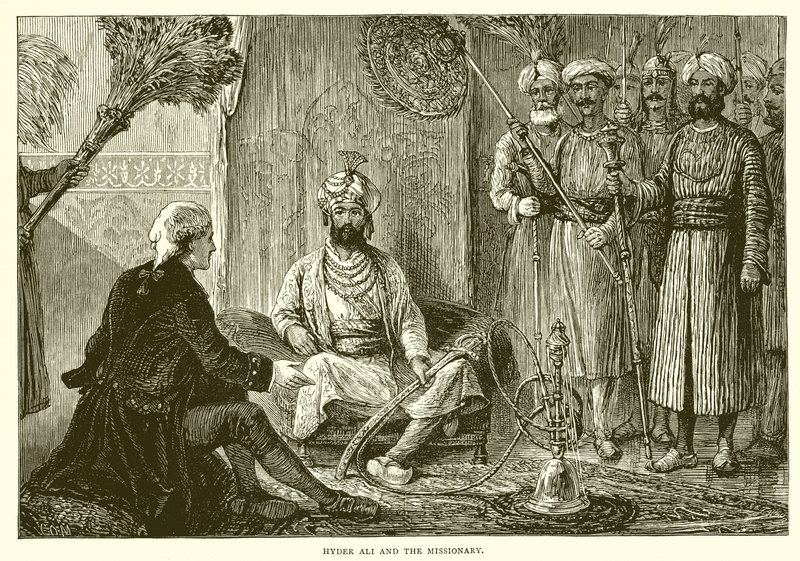 Hyder Ali and the Missionary by English School