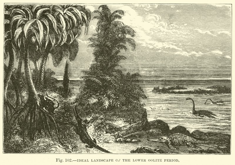 Ideal Landscape of the Lower Oolite Period by English School
