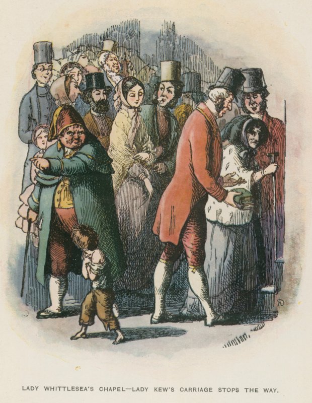 Illustration for The Newcomes by Thackeray by English School