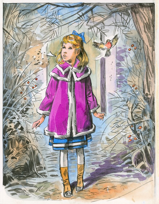 Illustration for The Secret Garden by English School