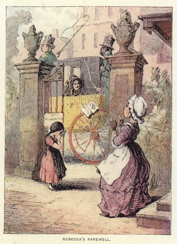 Illustration for Vanity Fair by Thackeray by English School